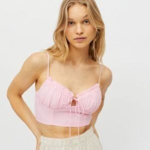Urban Outfitters Kiss the Sky Gather Cropped Cami